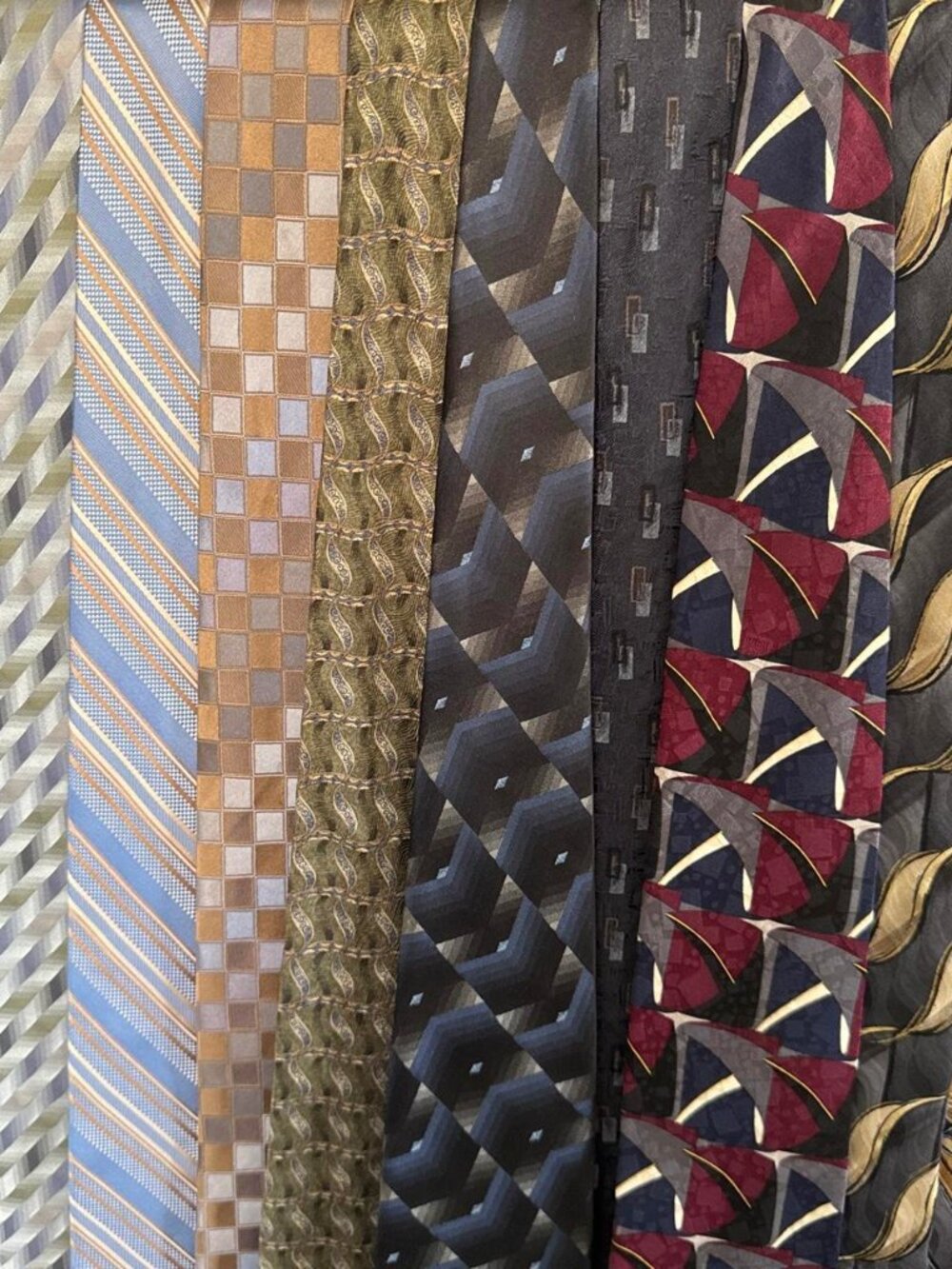 Bundle of 10 100% silk ties